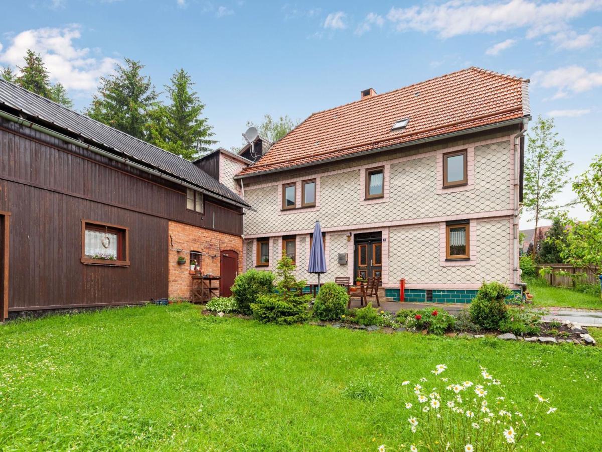 Spacious Apartment in Benneckenstein with Garden Barbeque Exterior foto