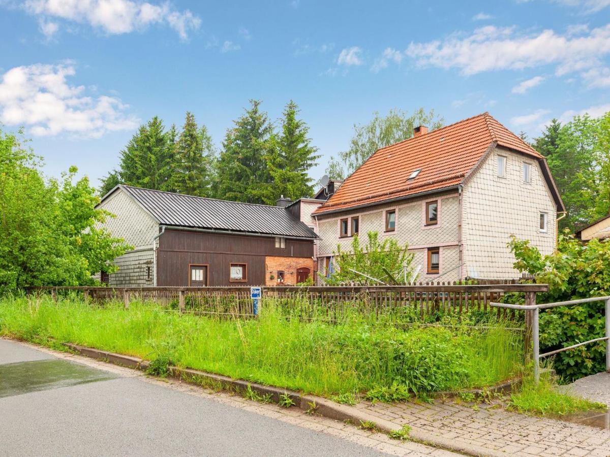 Spacious Apartment in Benneckenstein with Garden Barbeque Exterior foto