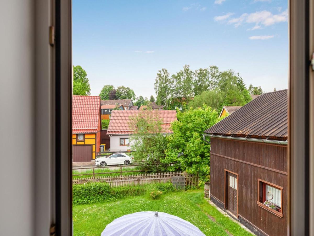 Spacious Apartment in Benneckenstein with Garden Barbeque Exterior foto
